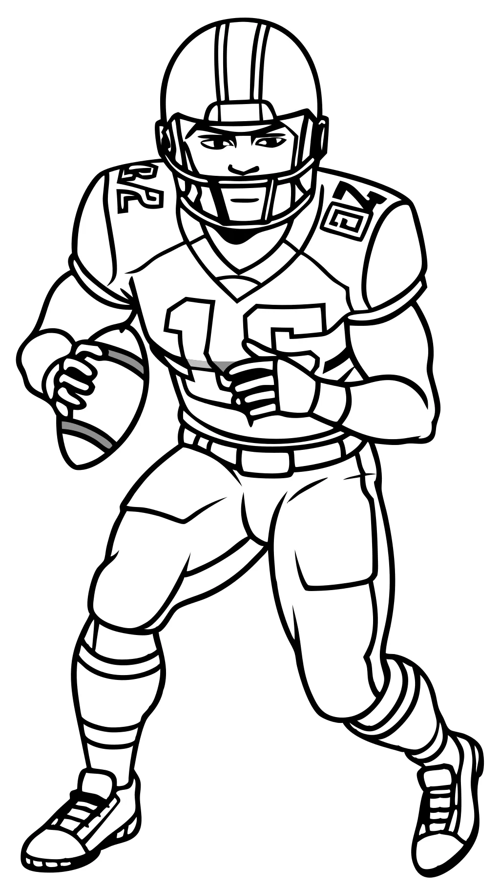 coloring pages of nfl players